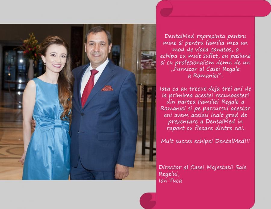 Testimonial dl Tuca Ion, Director al Casei Regale MS Regelui Mihai I